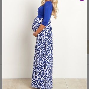 Maternity Maxi Dress (Pink Blush brand) size MED